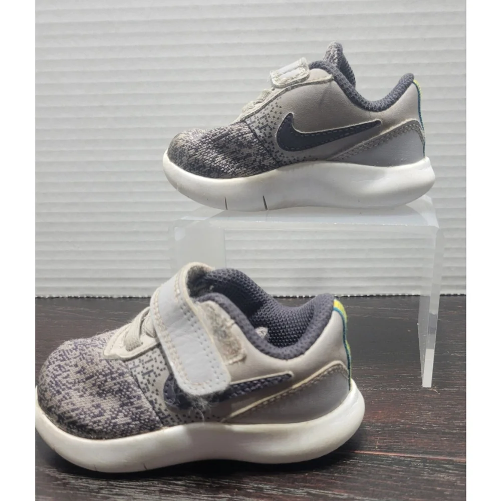 Nike Flex Contact Grey Running Shoes - Baby Toddler Size 4c (917935-008)